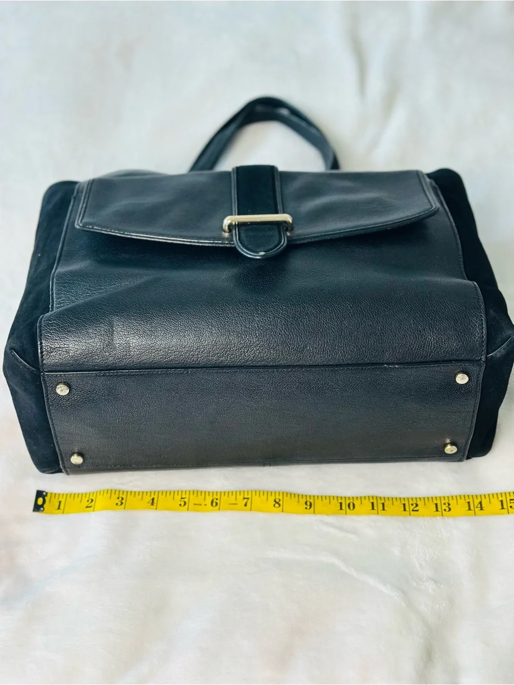 Kate Spade Hunts Place Roselyn Leather and Suede Tote Bag